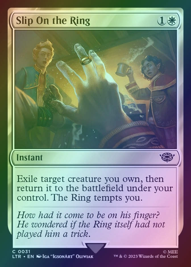 Slip On the Ring (LTR) (31) / Foil