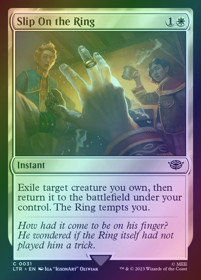 Slip On the Ring (LTR) (31) / Foil