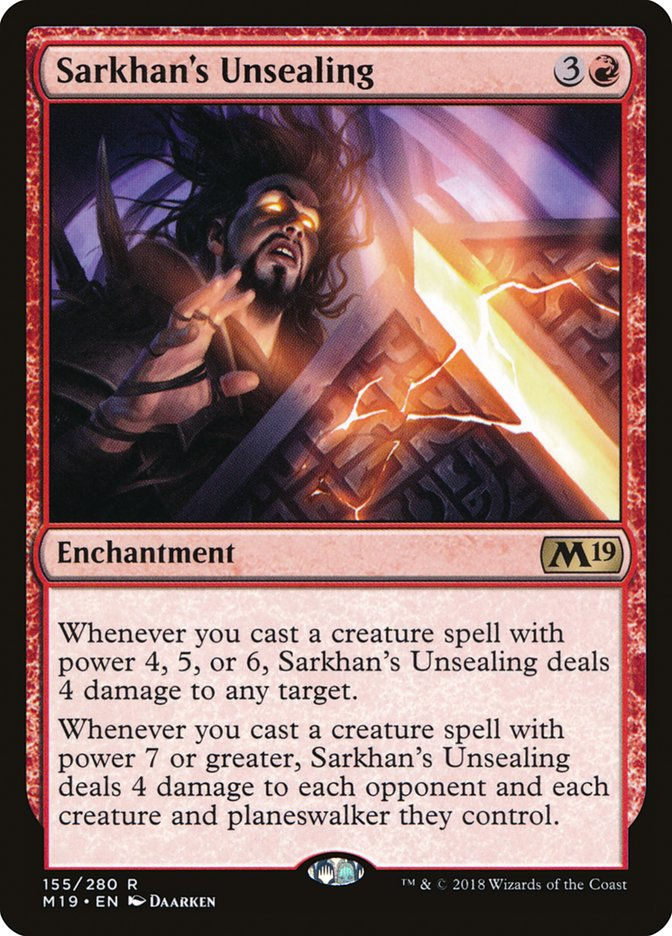 Sarkhan's Unsealing (M19) (155)