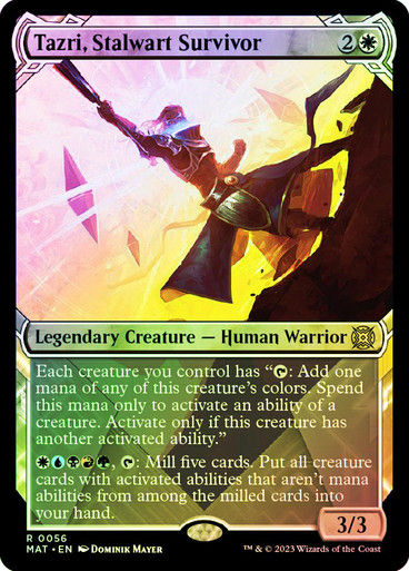 Tazri, Stalwart Survivor (MAT) / Showcase / Foil