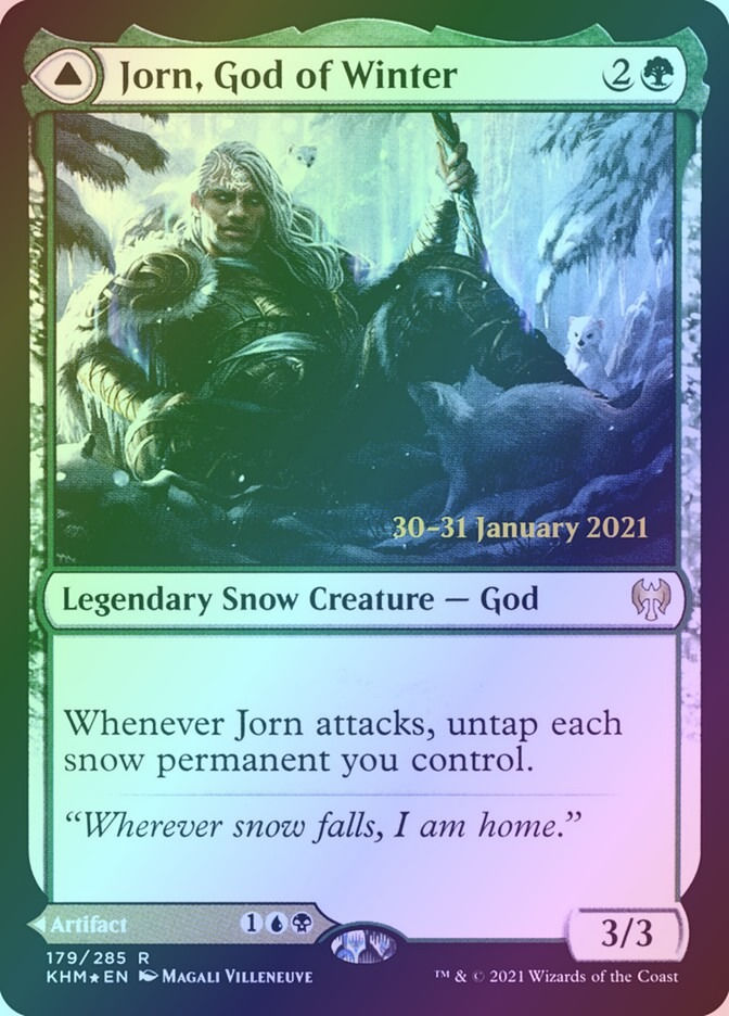 Jorn, God of Winter // Kaldring, the Rimestaff (PKHM) (179s) / Foil — cara 1 de 2