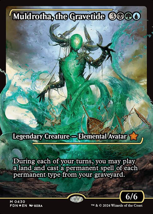 Muldrotha, the Gravetide (FDN) (430) / Foil / Showcase