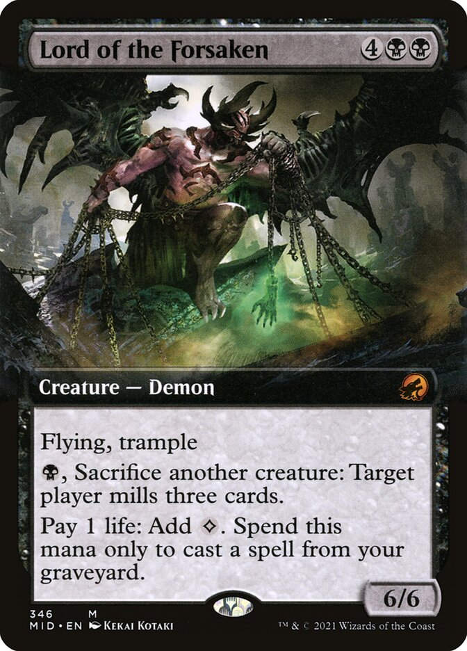 Lord of the Forsaken (MID) (346) / Extended Art