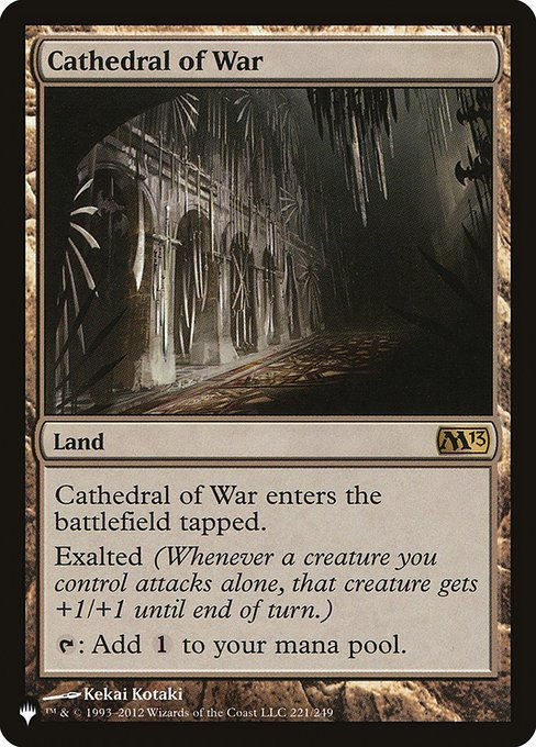 Cathedral of War (PLST) (M13-221)