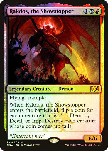 Rakdos, the Showstopper (RNA) (199) / Foil