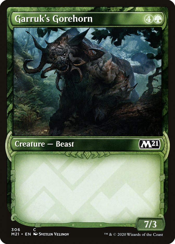 Garruk's Gorehorn (M21) (306) / Showcase