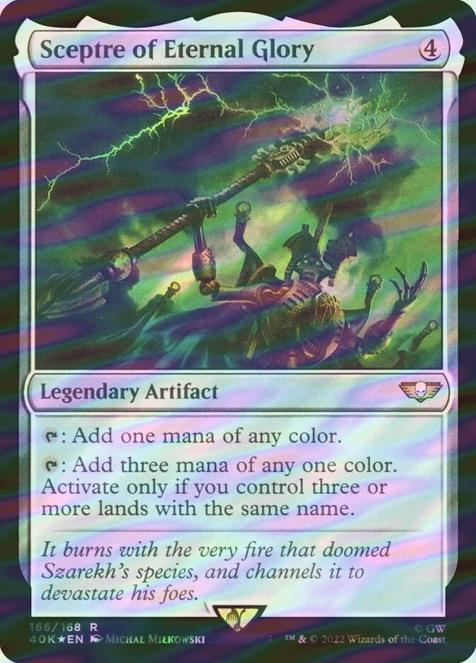 Sceptre of Eternal Glory (40K) (166★) / Surge Foil