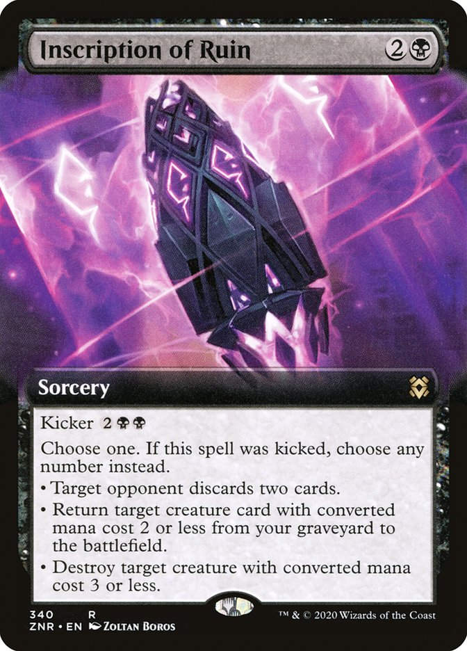 Inscription of Ruin (ZNR) (340) / Extended Art