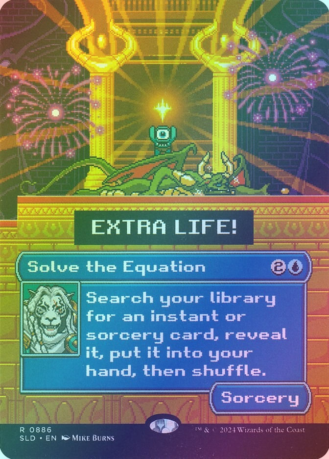 Solve the Equation (SLD) (886) / Borderless / Rainbow Foil