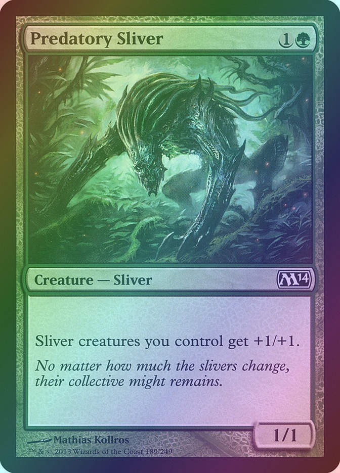 Predatory Sliver (M14) (189) / Foil