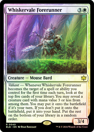 Whiskervale Forerunner (blb) (40) / Foil