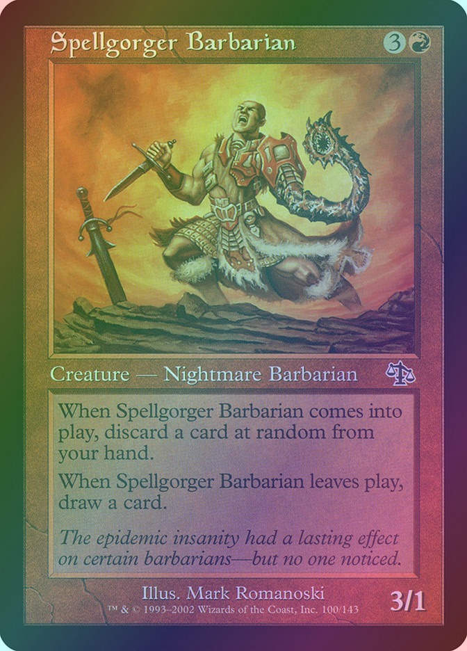 Spellgorger Barbarian (JUD) (100) / Foil