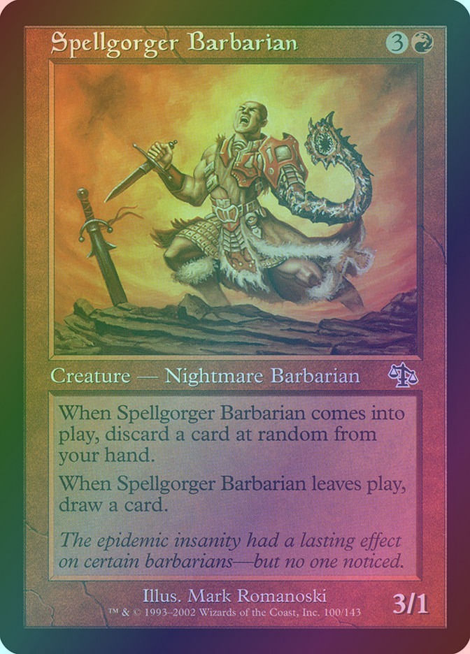 Spellgorger Barbarian (JUD) (100) / Foil