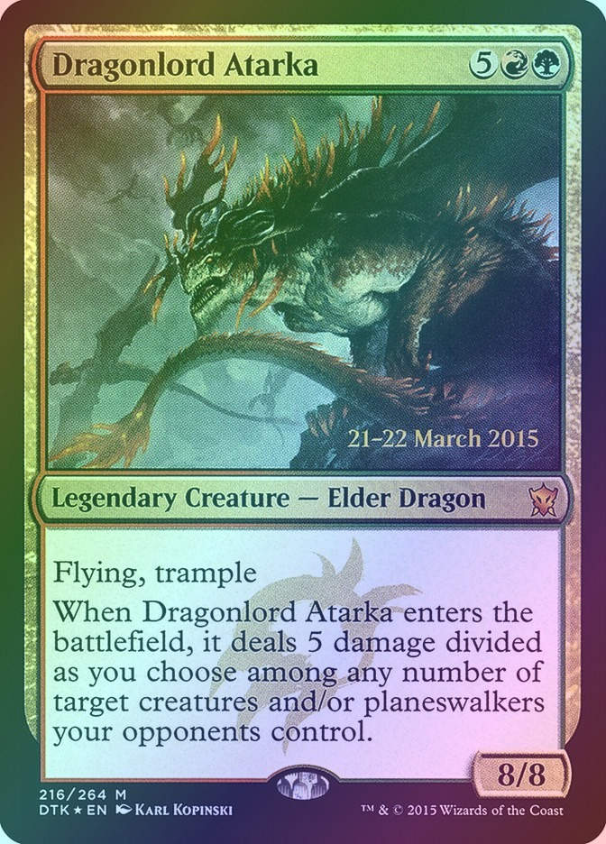 Dragonlord Atarka (PDTK) (216s) / Foil