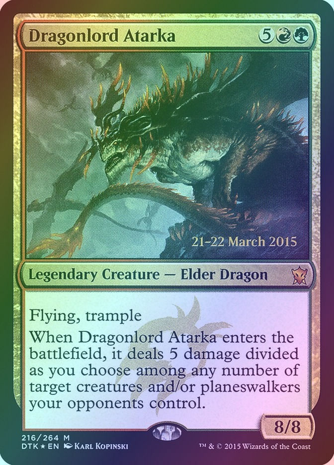 Dragonlord Atarka (PDTK) (216s) / Foil