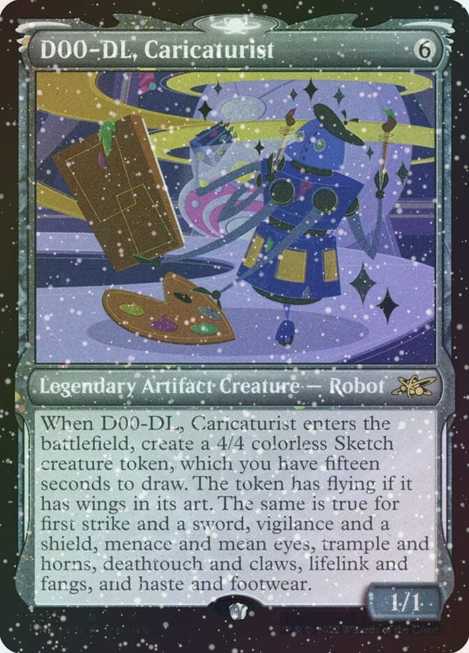 D00-DL, Caricaturist (UNF) (525) / Showcase / Galaxy Foil