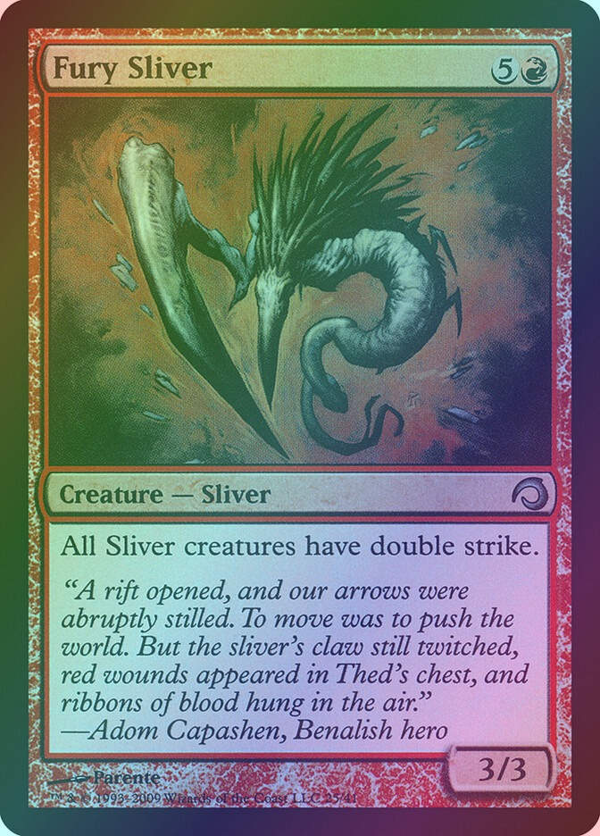 Fury Sliver (H09) (25) / Foil