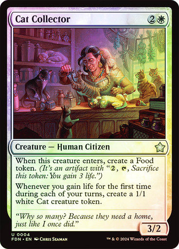 Cat Collector (FDN) (4) / Foil