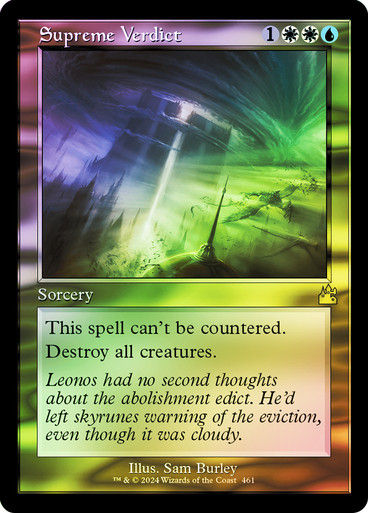 Supreme Verdict (rvr) (461) / Retro / Foil