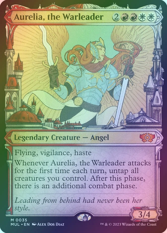 Aurelia, the Warleader (MUL) (35) / Showcase / Foil