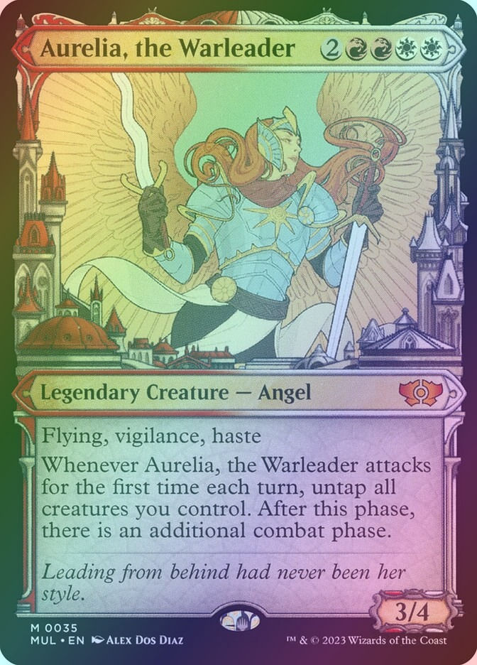 Aurelia, the Warleader (MUL) (35) / Showcase / Foil