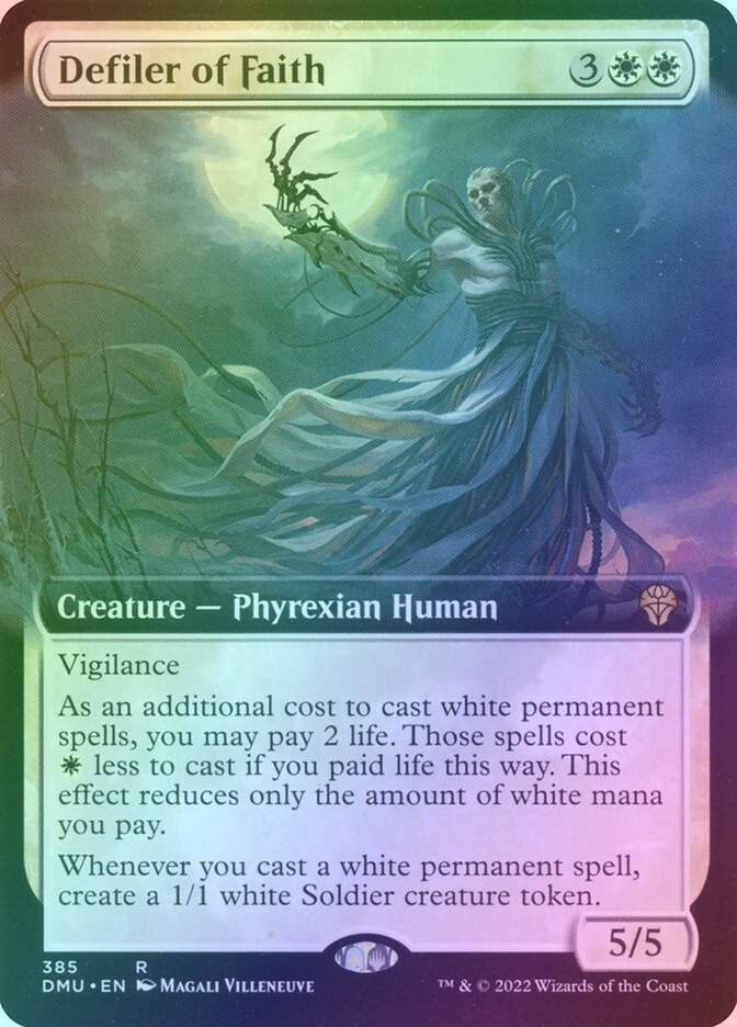 Defiler of Faith (DMU) (385) / Extended Art / Foil