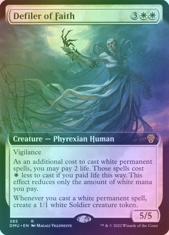 Defiler of Faith (DMU) (385) / Extended Art / Foil