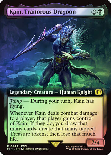 Kain, Traitorous Dragoon (FIN) (449) / Extended Art / Foil