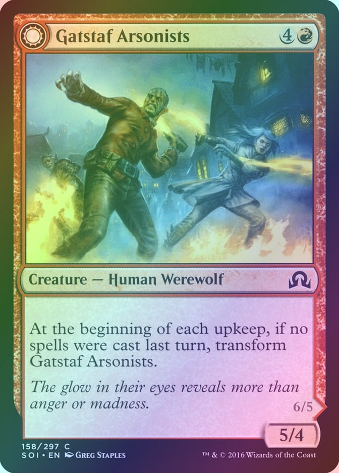 Gatstaf Arsonists // Gatstaf Ravagers (SOI) (158) / Foil — cara 1 de 2