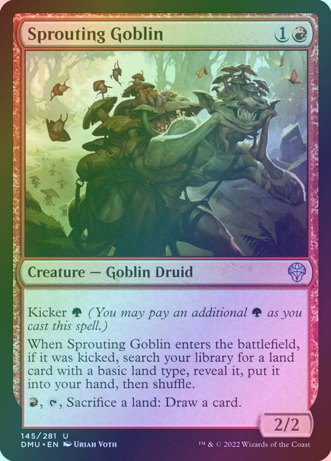 Sprouting Goblin (DMU) (145) / Foil