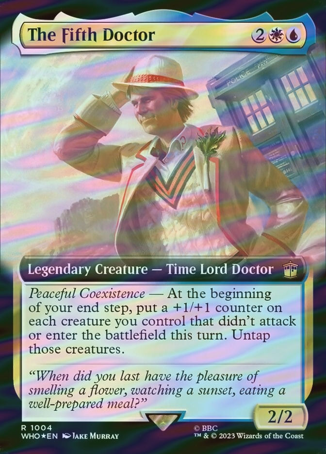 The Fifth Doctor (WHO) (1004) / Extended Art / Surge Foil