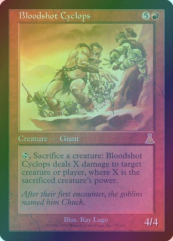 Bloodshot Cyclops (UDS) (77) / Foil