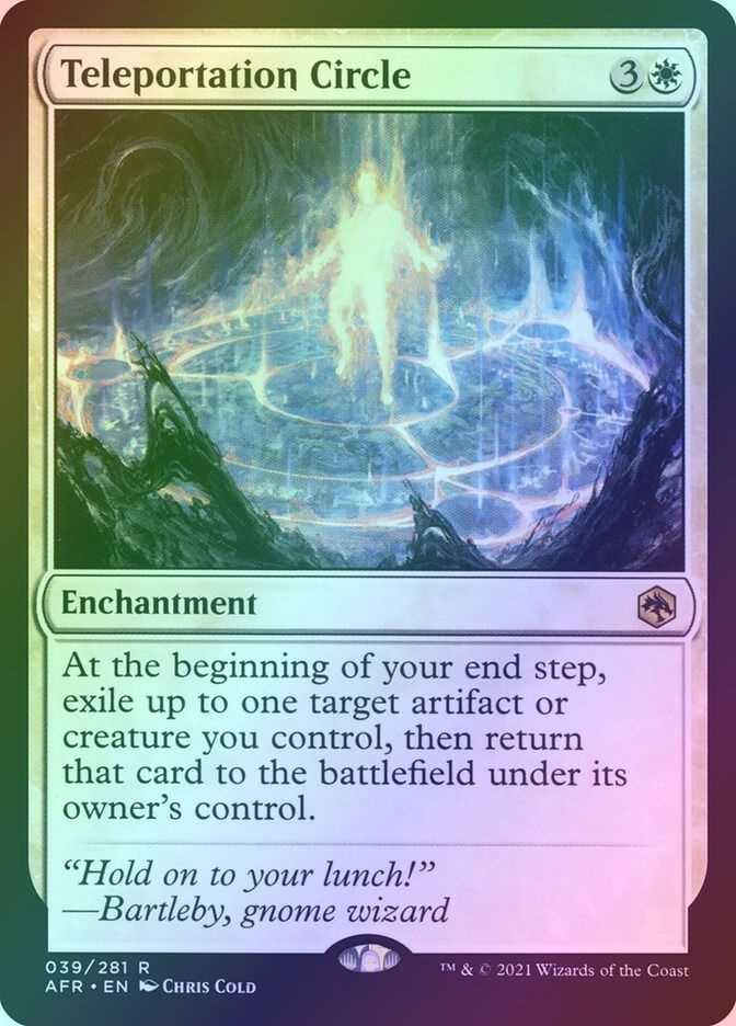 Teleportation Circle (AFR) (39) / Foil