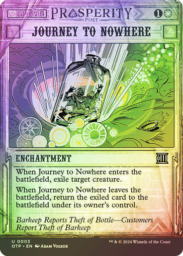 Journey to Nowhere (otp) (3) / Foil
