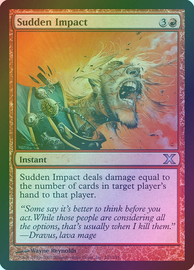 Sudden Impact (10E) (241) / Foil