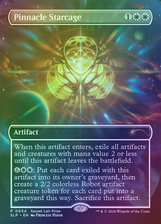 Pinnacle Starcage (SLP) (54) / Borderless / Foil