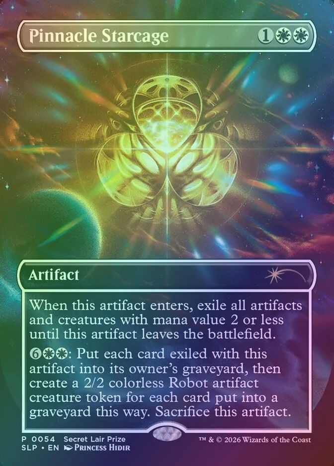 Pinnacle Starcage (SLP) (54) / Borderless / Foil