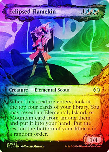 Eclipsed Flamekin (ECL) (337) / Showcase / Foil