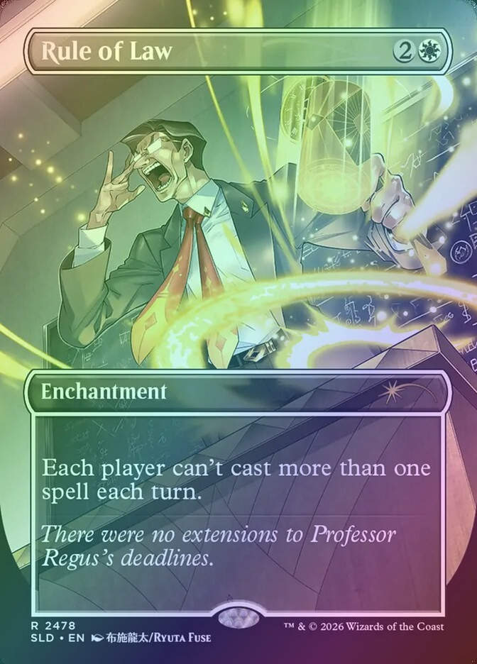 Rule of Law (SLD) (2478) / Borderless / Foil