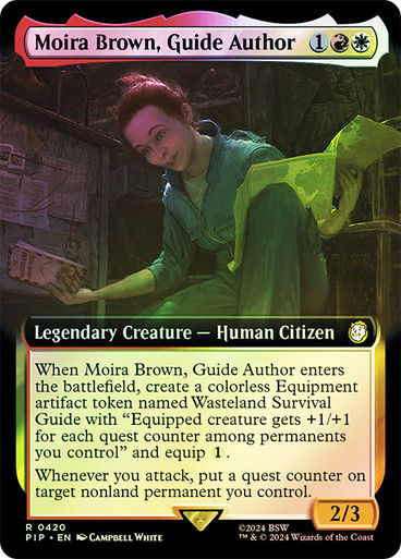 Moira Brown, Guide Author (pip) (420) / Extended Art Foil