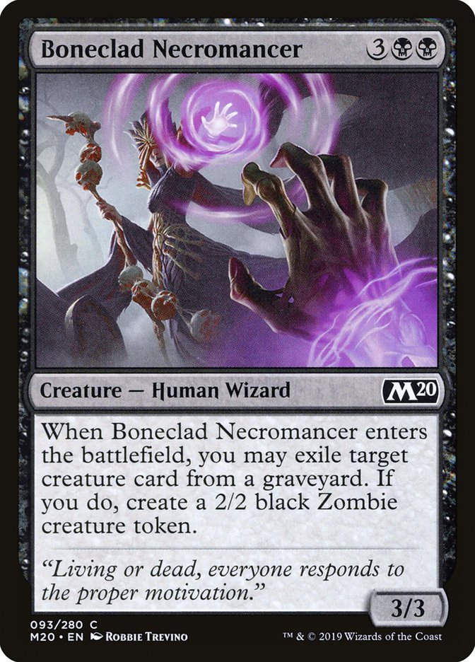 Boneclad Necromancer (M20) (93)