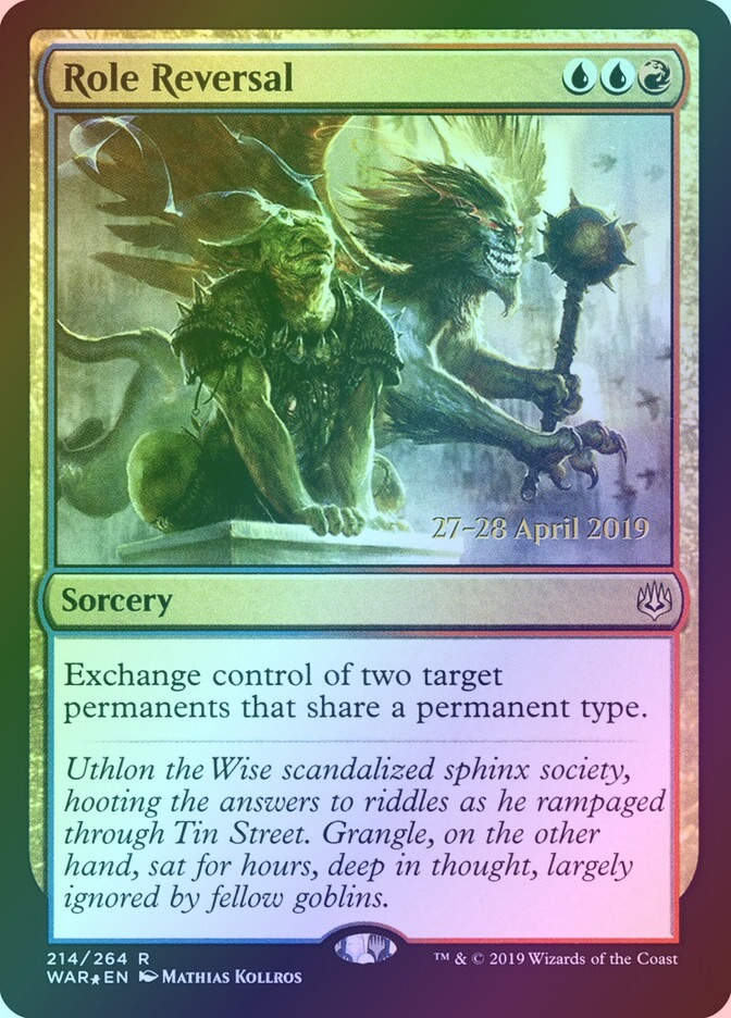 Role Reversal (PWAR) (214s) / Foil