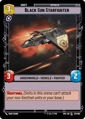 Black Sun Starfighter (SHD_#237/262) / Foil