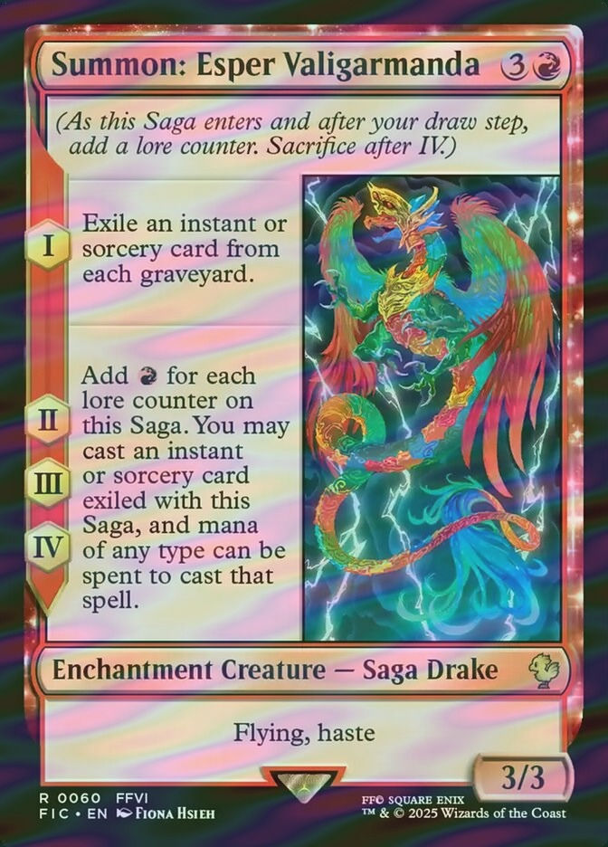 Summon: Esper Valigarmanda (FIC) (60) / Surge Foil