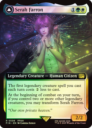 Serah Farron // Crystallized Serah (FIN) (506) / Extended Art / Foil