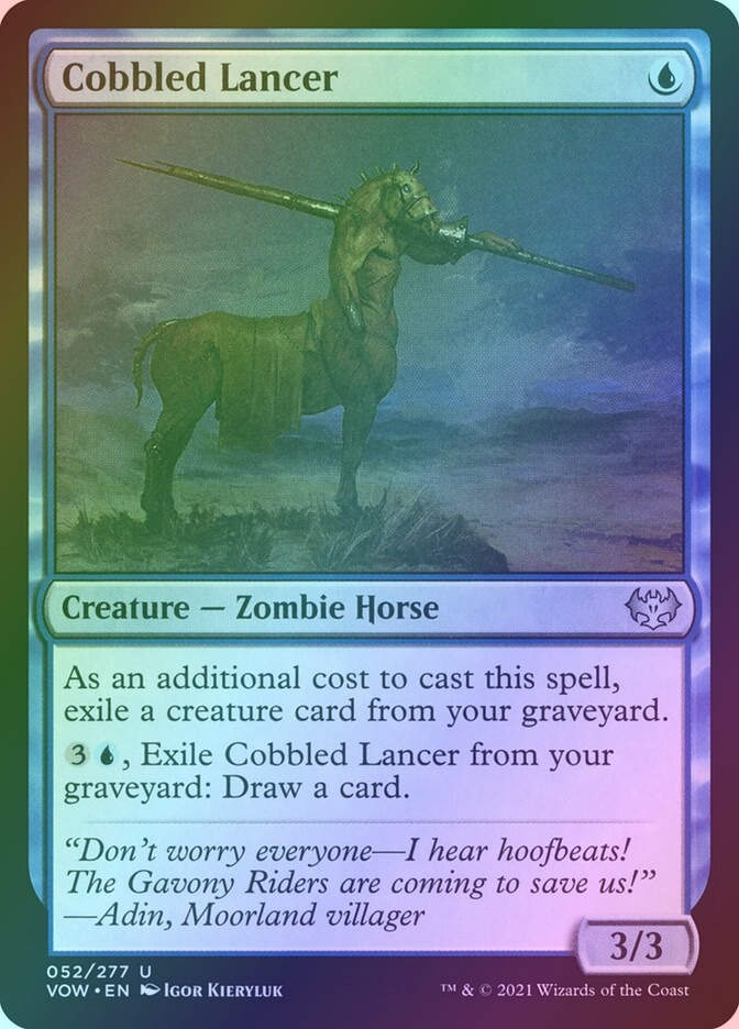 Cobbled Lancer (VOW) (52) / Foil