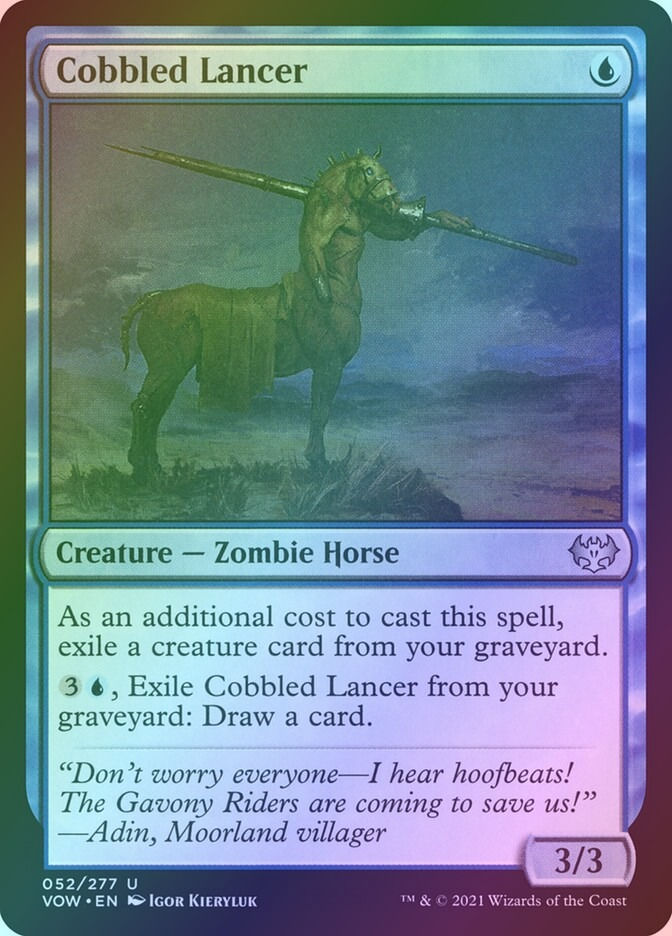 Cobbled Lancer (VOW) (52) / Foil