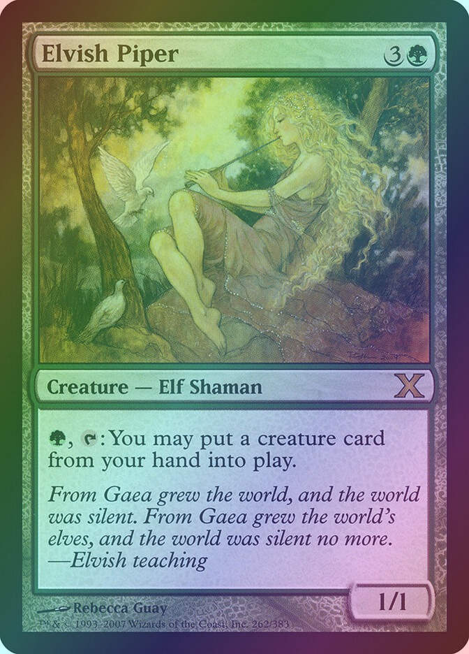 Elvish Piper (10E) (262) / Foil