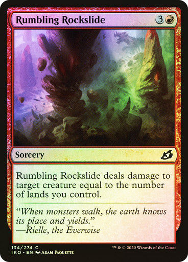 Rumbling Rockslide (IKO) (134) / Foil
