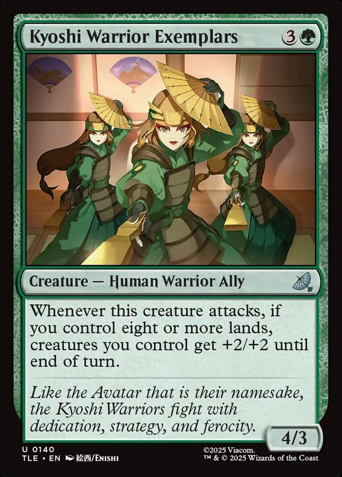 Kyoshi Warrior Exemplars (TLE) (140)